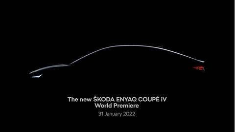 SKODA ENYAQ COUPE iV's world premiere set for January 31 SKODA ENYAQ COUPE iV's world premiere set for January 31