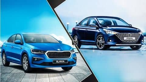 SKODA SLAVIA v/s Hyundai VERNA: Which sedan is better? SKODA SLAVIA v/s Hyundai VERNA: Which sedan is better?