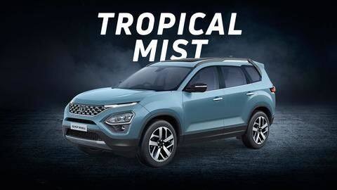 Tata Safari gets a new Tropical Mist color variant Tata Safari gets a new Tropical Mist color variant