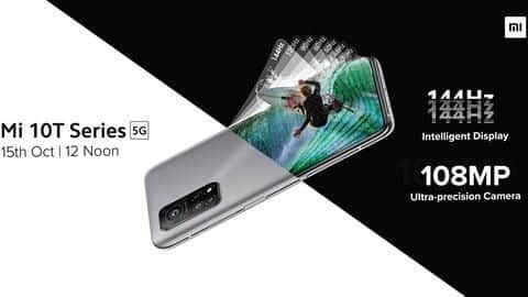 Mi 10T-series to be launched in India on October 15 Mi 10T-series to be launched in India on October 15