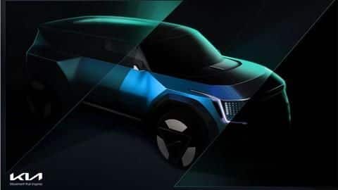 The concept car will flaunt sleek LED headlights