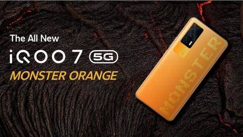 iQOO 7 5G Monster Orange color option unveiled in India iQOO 7 5G Monster Orange color option unveiled in India