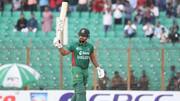 BAN vs IRE: Shamim Hossain registers his maiden T20I fifty