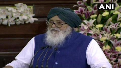SAD's Badal moved resolution to elect Modi as NDA leader SAD's Badal moved resolution to elect Modi as NDA leader