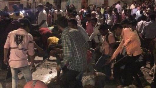 Foot overbridge near Mumbai's CST Railway Station collapses