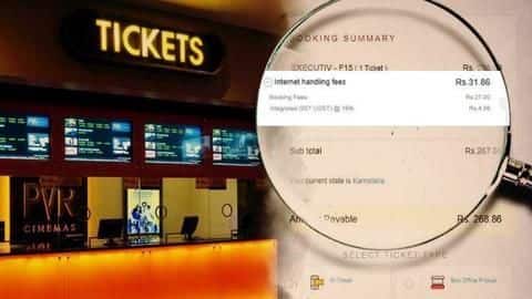 Online movie ticket-booking platforms cannot charge 'Internet Handling Fees': RBI Online movie ticket-booking platforms cannot charge 'Internet Handling Fees': RBI