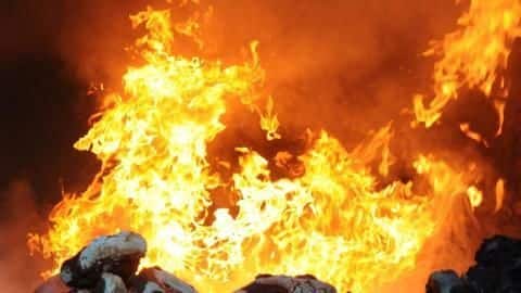 Delhi: Massive fire at CGO Complex; 24 fire-engines reach spot Delhi: Massive fire at CGO Complex; 24 fire-engines reach spot