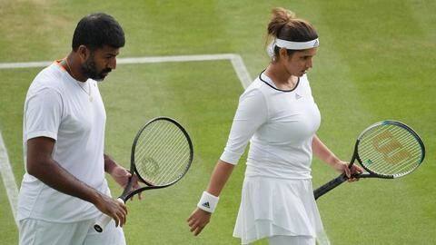 2021 Wimbledon Championships: Mirza-Bopanna pair crashes out of mixed doubles 2021 Wimbledon Championships: Mirza-Bopanna pair crashes out of mixed doubles