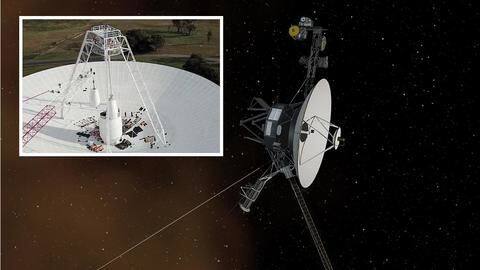 NASA re-establishes contact with Voyager 2 spacecraft after 7 months NASA re-establishes contact with Voyager 2 spacecraft after 7 months