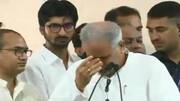 Chhattisgarh CM gets emotional while handing-over state Congress chief post
