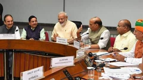 Ahead of Budget Session, PM Modi holds first all-party meeting Ahead of Budget Session, PM Modi holds first all-party meeting
