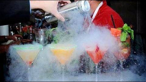 Pubs, restaurants using dangerous liquid in drinks, ice-cream Pubs, restaurants using dangerous liquid in drinks, ice-cream