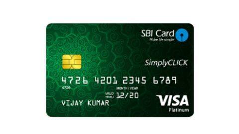 State Bank of India's SimplyCLICK Credit Card State Bank of India's SimplyCLICK Credit Card