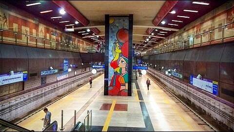 Delhi: JLN Stadium metro-station closed amid student protest at CGO-Complex Delhi: JLN Stadium metro-station closed amid student protest at CGO-Complex