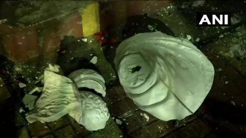 Deeply anguished at the vandalism done to the statue: EC Deeply anguished at the vandalism done to the statue: EC