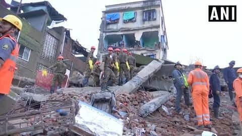 Maharashtra: Building collapses in Bhiwandi; 2 dead, several feared trapped Maharashtra: Building collapses in Bhiwandi; 2 dead, several feared trapped