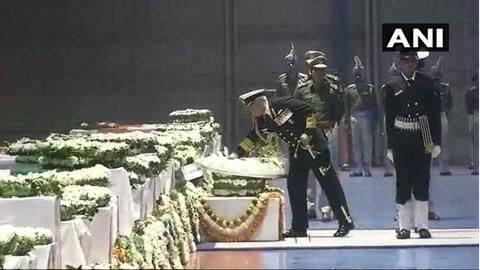 Rajnath Singh, Nirmala Sitharaman, Rahul Gandhi also pay homage Rajnath Singh, Nirmala Sitharaman, Rahul Gandhi also pay homage
