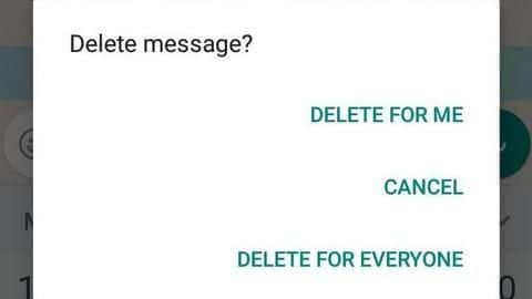 Users can delete sent messages and also read deleted ones