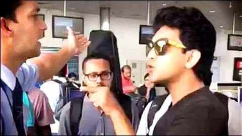 Singer Udit Narayan's son Aditya Narayan misbehaves with IndiGo staff Singer Udit Narayan's son Aditya Narayan misbehaves with IndiGo staff