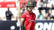 Zimbabwe's Ben Curran slams his second ODI ton: Stats