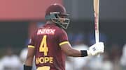 Shai Hope becomes second WI batter with 20 ODI tons
