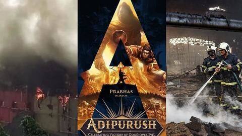 'Adipurush': Fire breaks out on the sets of Prabhas-starrer 'Adipurush': Fire breaks out on the sets of Prabhas-starrer