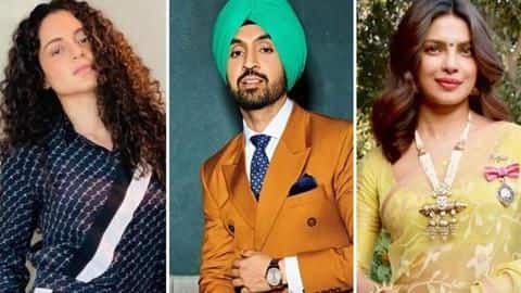 Kangana targets Diljit, Priyanka again over farmers' protest Kangana targets Diljit, Priyanka again over farmers' protest