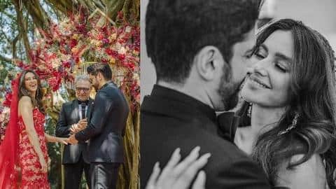 Farhan Akhtar-Shibani Dandekar share wedding photos: Check them out Farhan Akhtar-Shibani Dandekar share wedding photos: Check them out