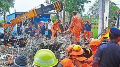 Contractor arrested in Ghaziabad crematorium roof collapse incident Contractor arrested in Ghaziabad crematorium roof collapse incident