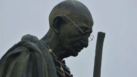 Mahatma Gandhi statue vandalized in the United States Mahatma Gandhi statue vandalized in the United States