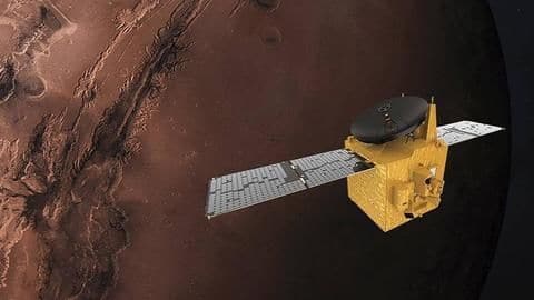 Arab spacecraft enters orbit around Mars in historic flight Arab spacecraft enters orbit around Mars in historic flight