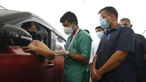 Delhi's first drive-through vaccination center shuts shop Delhi's first drive-through vaccination center shuts shop