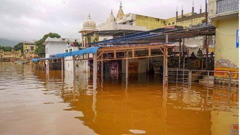 Parts of Rajasthan faced flood-like situation earlier in August Parts of Rajasthan faced flood-like situation earlier in August