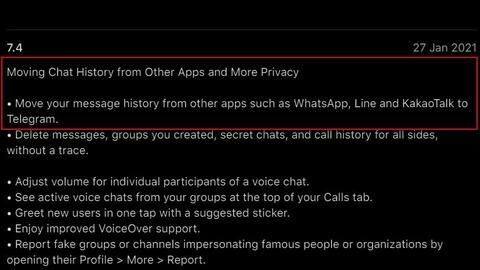 Telegram lures away WhatsApp users with new chat migration tool Telegram lures away WhatsApp users with new chat migration tool