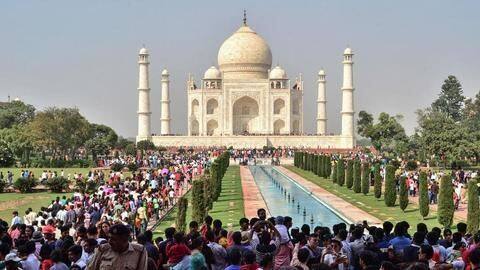 Tourists delighted as Taj Mahal reopens after two months Tourists delighted as Taj Mahal reopens after two months