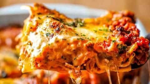 This classic lasagna is a must try for lasagna lovers This classic lasagna is a must try for lasagna lovers