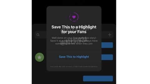Exclusive Stories can be added to highlights, cannot be screenshot
