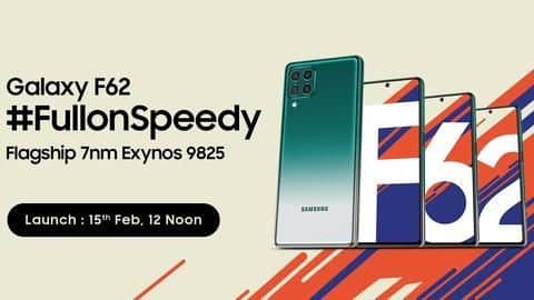 Samsung Galaxy F62 to pack a 7,000mAh battery, confirms Flipkart Samsung Galaxy F62 to pack a 7,000mAh battery, confirms Flipkart