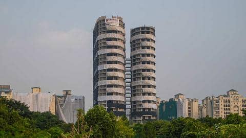 #NewsBytesExplainer: Why are Noida's Supertech twin towers being demolished #NewsBytesExplainer: Why are Noida's Supertech twin towers being demolished