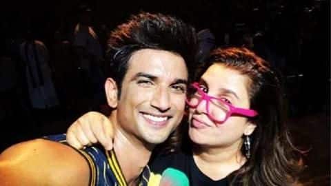 Farah Khan credits Sushant Singh Rajput for 'Dil Bechara' award Farah Khan credits Sushant Singh Rajput for 'Dil Bechara' award