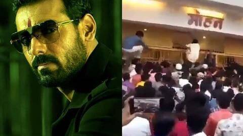 Patrons storm Malegaon theater screening 'Mumbai Saga,' violate COVID-19 guidelines Patrons storm Malegaon theater screening 'Mumbai Saga,' violate COVID-19 guidelines