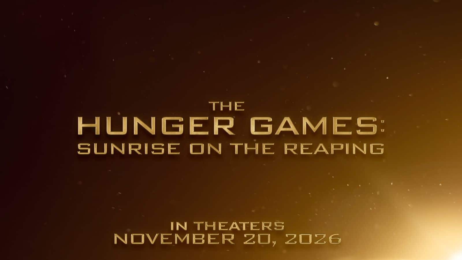 New 'The Hunger Games' prequel announced for 2026 release