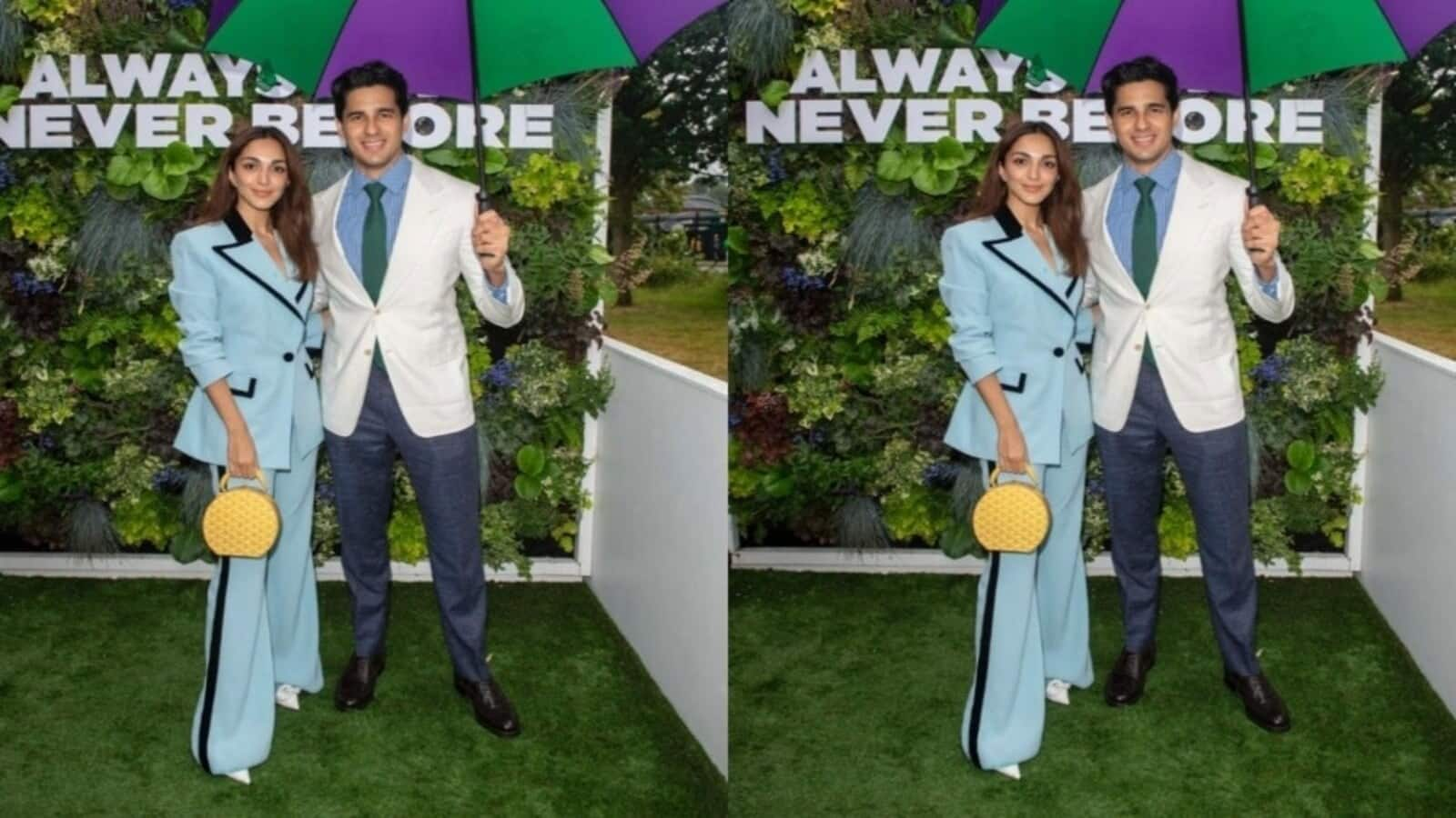 Kiara Advani's pastel blue pantsuit at Wimbledon grabs attention