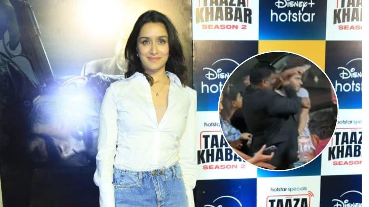 Video of Shraddha Kapoor's bodyguard violently pushing fan goes viral