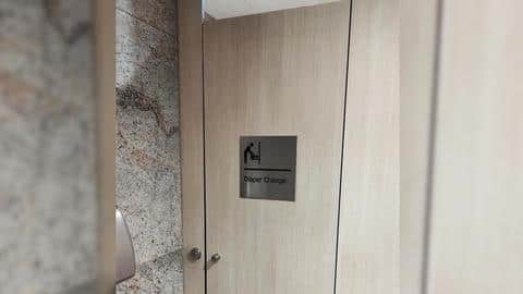Bengaluru Airport installs diaper changing room in men's washroom Bengaluru Airport installs diaper changing room in men's washroom