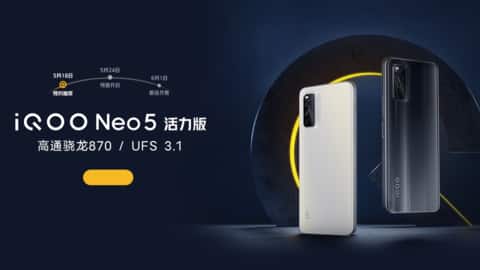 Ahead of launch, iQOO Neo5 Vitality Edition listed online Ahead of launch, iQOO Neo5 Vitality Edition listed online