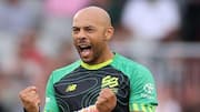 Hundred: Tymal Mills barred from displaying OnlyFans logo on bat