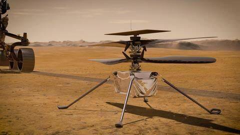 NASA's Ingenuity helicopter touches down on Mars NASA's Ingenuity helicopter touches down on Mars