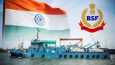 BSF inducts 3 indigenous floating out-post vessels BSF inducts 3 indigenous floating out-post vessels