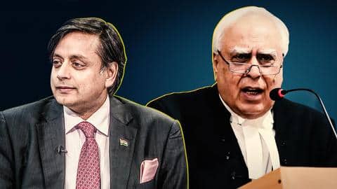 'True Congressman': Shashi Tharoor supports Sibal, day after violent protest 'True Congressman': Shashi Tharoor supports Sibal, day after violent protest